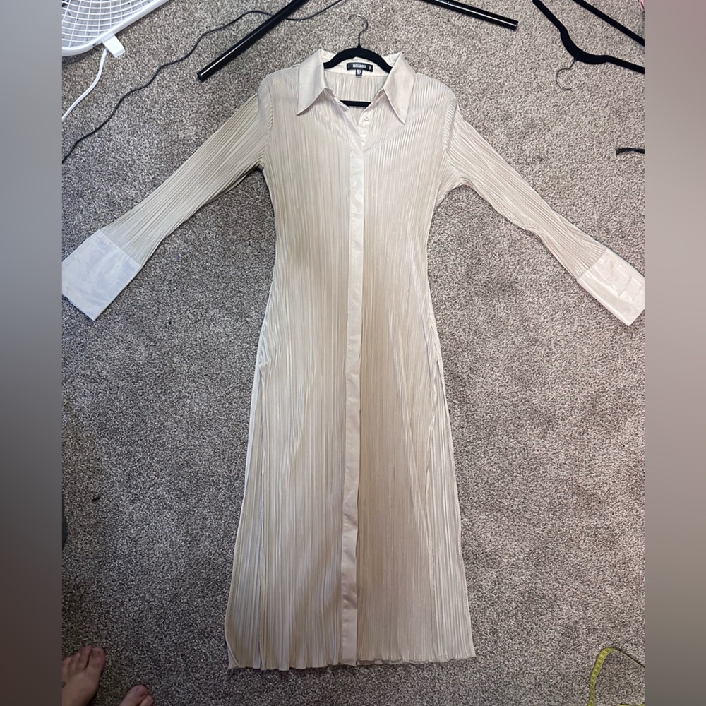 Missguided Long Button Down Blouse - image 2